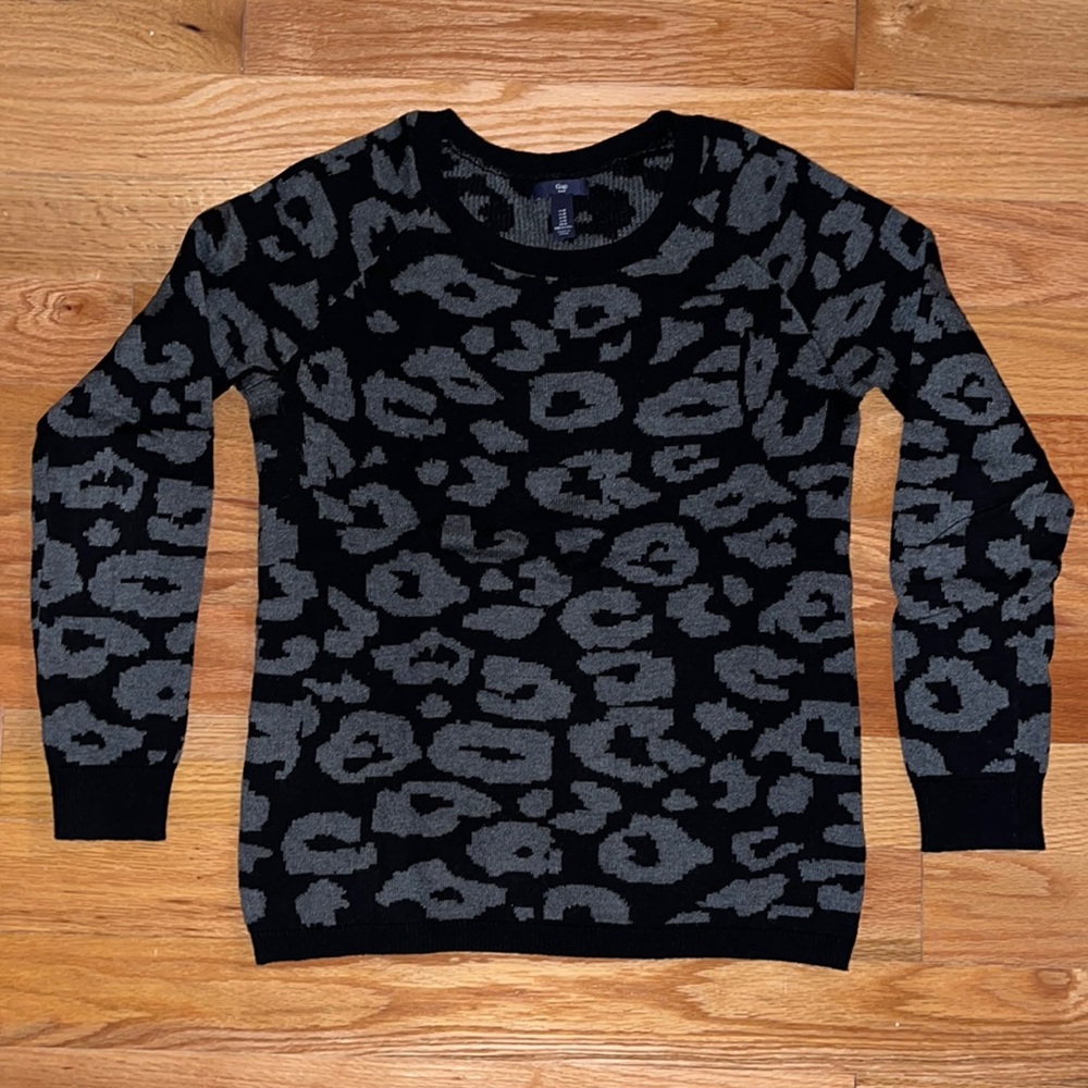Subtle cheetah print sweater